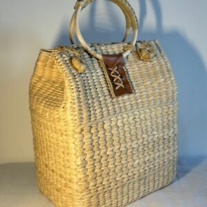 Picnic Basket with leather